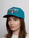 Бейсболка MITCHELL NESS арт. HP8401-ADUTEAL Anaheim Ducks NHL (бирюзовый)